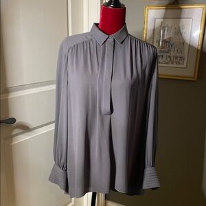 Alice + Olivia Slate Gray Blouse